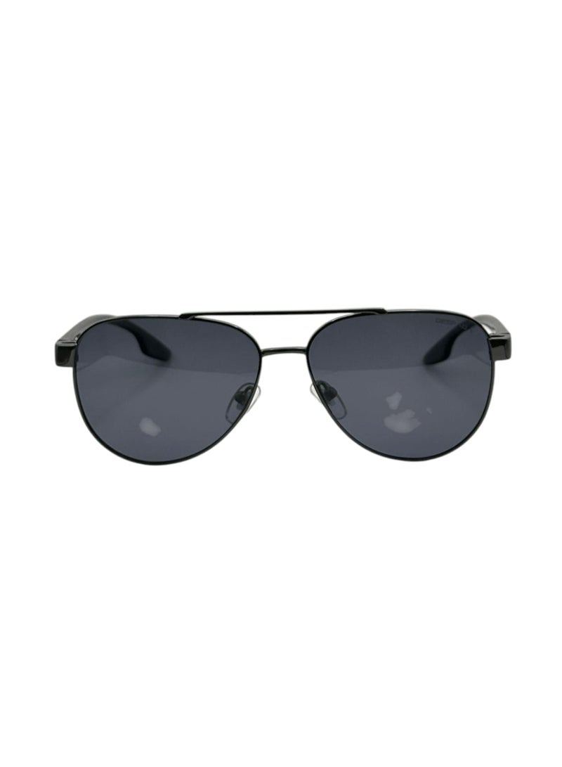 DS-2363 C2 Sunglass, 100% UV Protected Polarized Unisex Sunglass, Gun Metal Frame With Grey Lenses. - Image 2